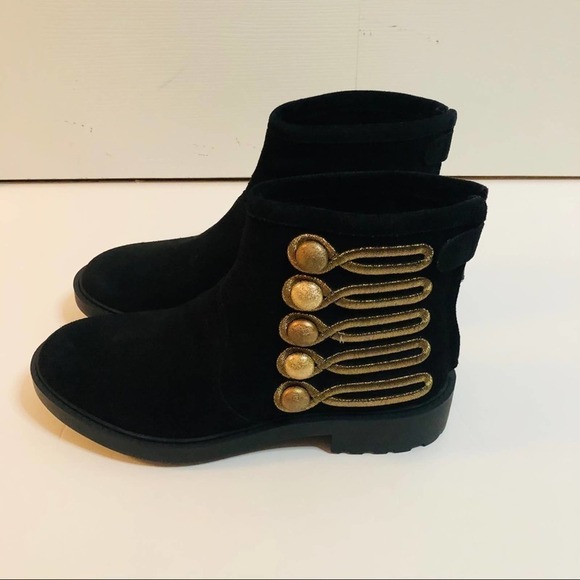 LINEA Paolo Suede Tanzi Bootie 7.5 New Without Box - Picture 7 of 12